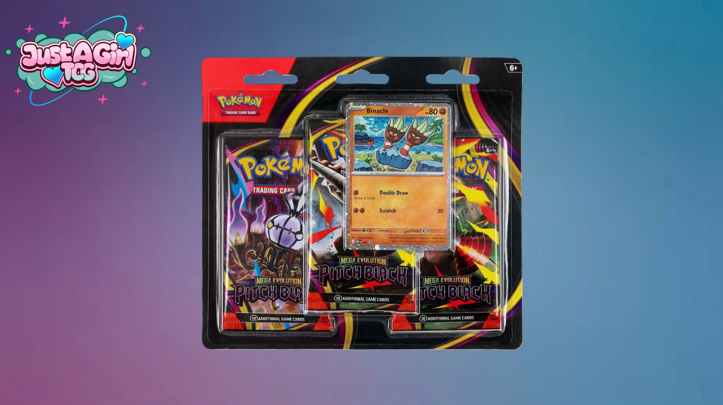 Pitch Black Three Pack Blister